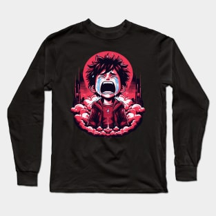 CRYING BOY Long Sleeve T-Shirt